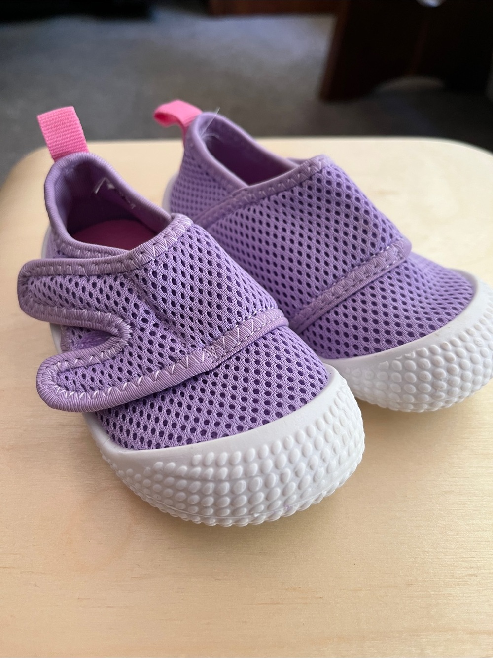 NWOT Kids Lightweight Slip-On Mesh Shoes in Lavender
